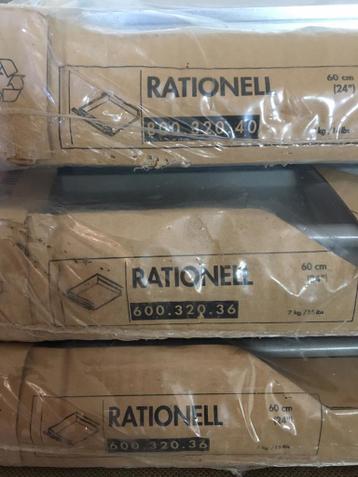 Rationell Ikea lades, 3 stuks 60 x 60 (voor 1 onderkast!) - afbeelding 2 Rationell Ikea lades, 3 stuks 60 x 60 (voor 1 onderkast!) - afbeelding 2