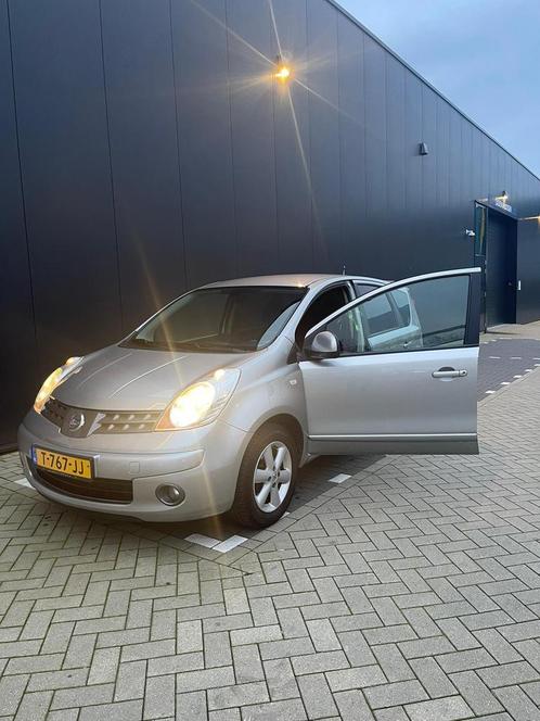 Nissan Note 1.4 16V 2008 Grijs, Auto's, Nissan, Particulier, Note, Airbags, Airconditioning, Bluetooth, Centrale vergrendeling