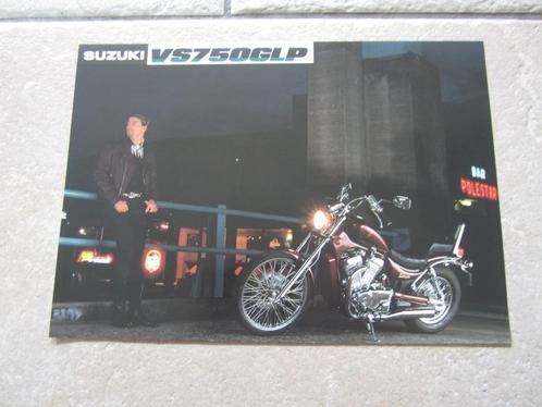 VS 750 GLP Intruder brochure folder 1989, Motoren, Handleidingen en Instructieboekjes, Suzuki, Ophalen of Verzenden