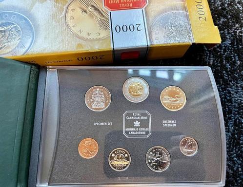 Canada jaarset 2000 Specimen Knowledge, Postzegels en Munten, Munten | Amerika, Losse munt, Noord-Amerika, Verzenden