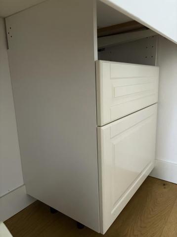 2 keuken ladeblokken Ikea Metod wit met bodbyn front - afbeelding 3 2 keuken ladeblokken Ikea Metod wit met bodbyn front - afbeelding 3