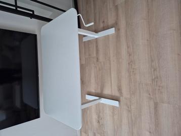 Ikea zit/sta bureau, Trotten onderstel, Bekant blad 120x80cm - afbeelding 1 Ikea zit/sta bureau, Trotten onderstel, Bekant blad 120x80cm - afbeelding 1