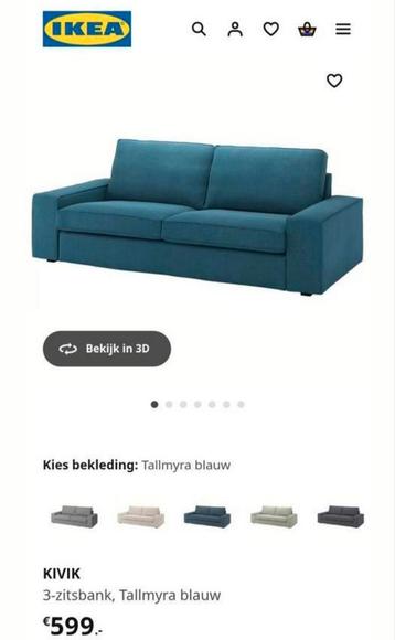 Ikea Kivik driezitsbank - afbeelding 1 Ikea Kivik driezitsbank - afbeelding 1