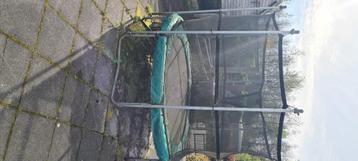 Berg trampoline 270 cm met veiligheidsnet
