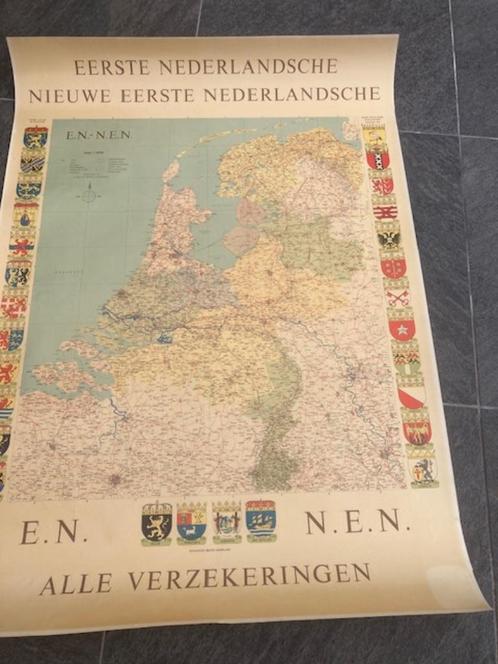 Landkaart, Boeken, Atlassen en Landkaarten, Landkaart, Ophalen of Verzenden