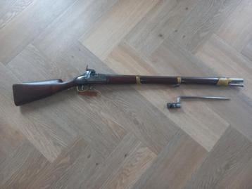 Vrijgestelde Zwitsers M1842 percussie musket