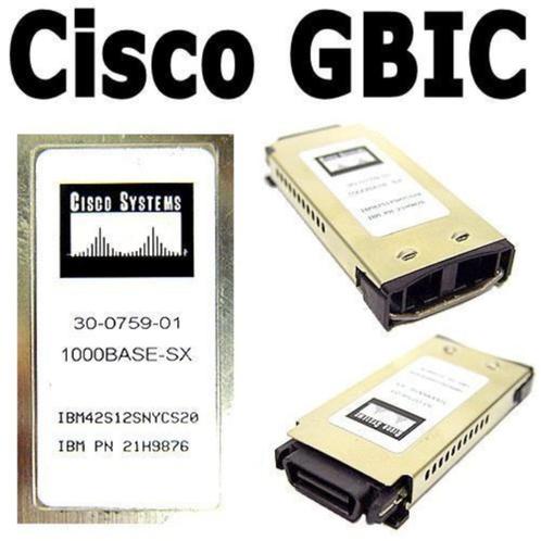 Cisco 1000Base-SX & LX GBICs WS-G5484 / G5486 GBIC | 40+ st, Computers en Software, Netwerkkaarten, Gebruikt, Ophalen of Verzenden