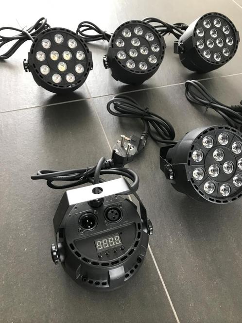 6-pack LED par - ook per stuk te koop - NIEUW ✨, Muziek en Instrumenten, Licht en Laser, Nieuw, Geluidgestuurd, Kleur, Stroboscoopeffect