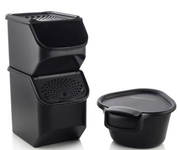 Tupperware ReuzeSmart/UienSmart/Knoflooksmart/Driehoek Set