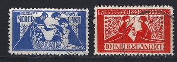 NVPH 134 - 135 geb Tooropzegels 1923 ; OUD NEDERLAND p/stuk