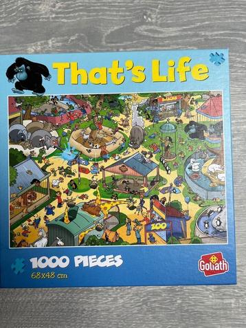 Puzzels thats life 1000 stukjes kompleet