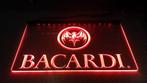 Bacardi logo rood led reclame ledlamp wanddeco