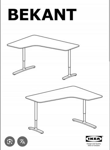 IKEA Bekant bureautafel 160x80 – verstelbaar & stevig - afbeelding 3 IKEA Bekant bureautafel 160x80 – verstelbaar & stevig - afbeelding 3