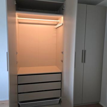Complete Beige Pax Kast Ikea kledingkast 237 x 200 cm - afbeelding 6 Complete Beige Pax Kast Ikea kledingkast 237 x 200 cm - afbeelding 6