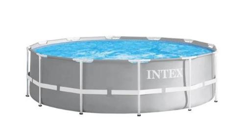 Intex Prism 305 x 76 zwembad, Tuin en Terras, Zwembaden, Gebruikt, Opzetzwembad, Minder dan 80 cm, 200 tot 400 cm, 300 cm of meer