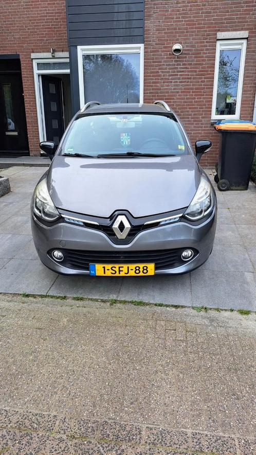 Renault Clio Estate Energy TCe 90pk S&S 2013 Grijs, Auto's, Renault, Particulier, Airbags, Airconditioning, Bluetooth, Centrale vergrendeling