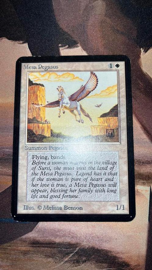 Mesa Pegasus Alpha, Hobby en Vrije tijd, Verzamelkaartspellen | Magic the Gathering, Zo goed als nieuw, Ophalen of Verzenden