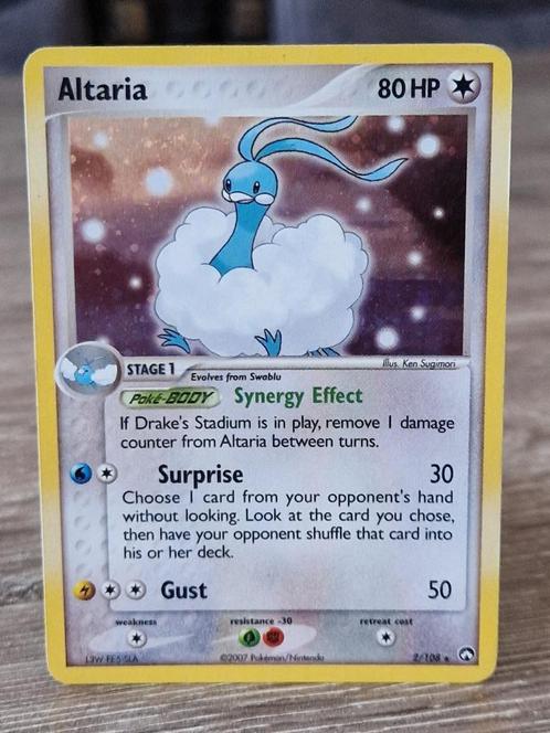 Altaria 2/108 Pokemon Power Keepers (Hologram), Hobby en Vrije tijd, Verzamelkaartspellen | Pokémon, Zo goed als nieuw, Losse kaart