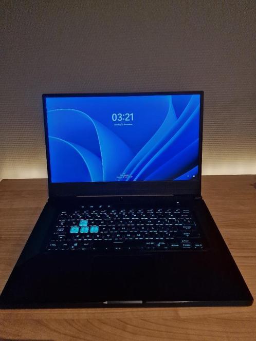 Asus TUF Dash F15 RTX 3070, Computers en Software, Windows Laptops, Zo goed als nieuw, 15 inch, SSD, 3 tot 4 Ghz, 16 GB, Qwerty