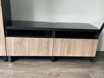 Tv meubel met vitrinekast Ikea Besta - afbeelding 7 Tv meubel met vitrinekast Ikea Besta - afbeelding 7