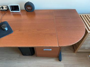 Galant Ikea Hoekbureau + bureaukast - afbeelding 3 Galant Ikea Hoekbureau + bureaukast - afbeelding 3