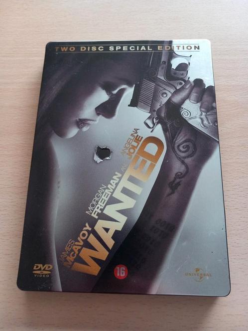 Wanted 2 disc steelbook. Angelina Jolie & James McAvoy. 5=4, Cd's en Dvd's, Dvd's | Actie, Zo goed als nieuw, Actie, Vanaf 16 jaar