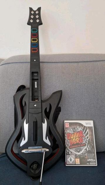 Guitar Hero Warriors of Rock + Gitaar Nintendo Wii