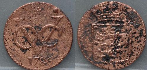 Duit 1786 West Friesland VOC, Postzegels en Munten, Munten | Nederland, Losse munt, Overige waardes, Vóór koninkrijk, Verzenden