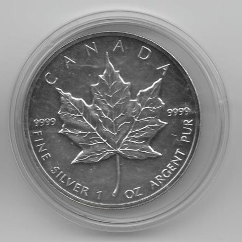 Canada 5 dollars 1995  "Maple Leaf" Zilver, Postzegels en Munten, Munten | Amerika, Losse munt, Noord-Amerika, Zilver, Verzenden
