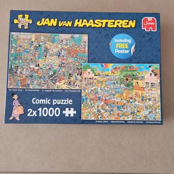 2  × 1000 stukjes legpuzzel Jan van Haasteren