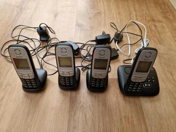 Siemens A415A Gigaset dect telefoon met 4 handsets