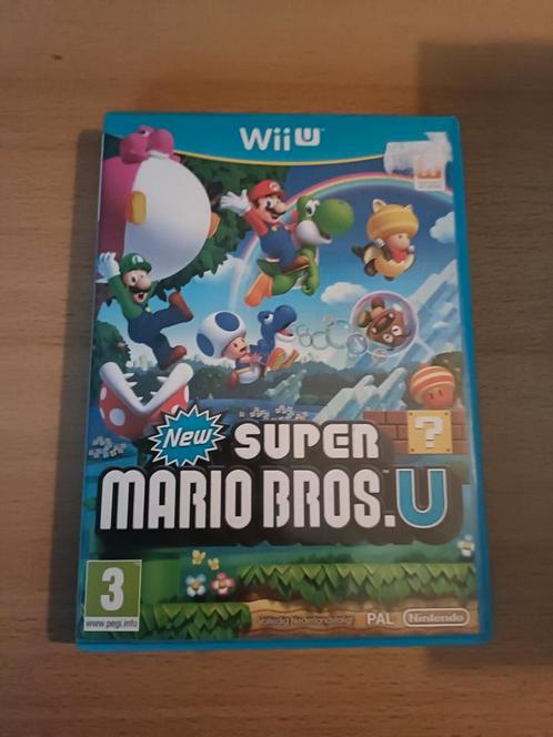 new Super Mario Bros.U voor de Nintendo Wii u, Spelcomputers en Games, Games | Nintendo Wii U, Zo goed als nieuw, Platform, 3 spelers of meer