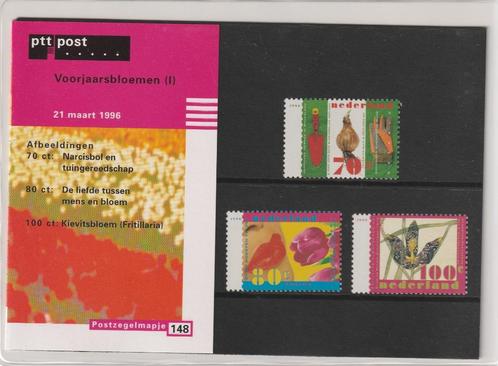 Postzegelmapje nr. 148 Voorjaarsbloemen (I), Postzegels en Munten, Postzegels | Nederland, Postfris, Na 1940, Ophalen of Verzenden