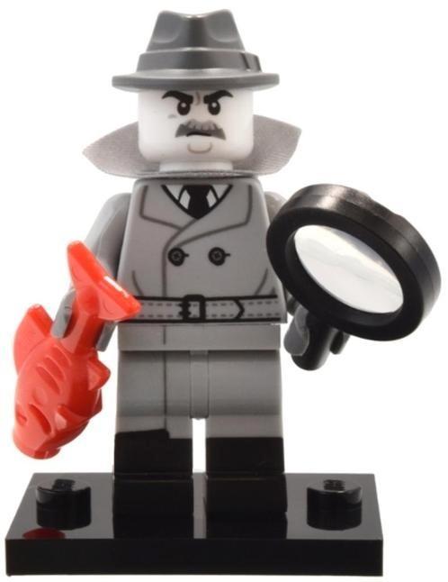 Lego minifigs, Serie 25, no 1: Film noir detective, Kinderen en Baby's, Speelgoed | Duplo en Lego, Zo goed als nieuw, Lego, Ophalen of Verzenden