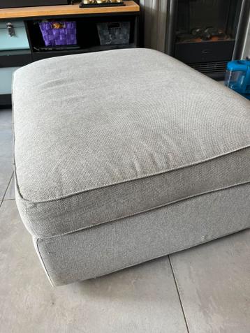 Ikea Kivik poef grijs - afbeelding 1 Ikea Kivik poef grijs - afbeelding 1