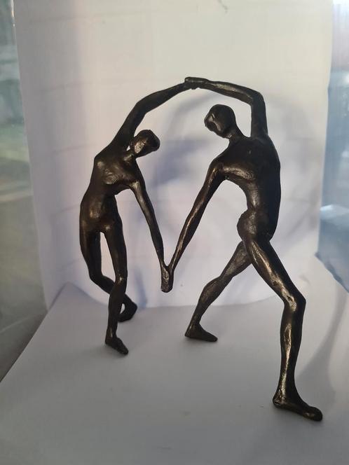 Corry Ammerlaan Dansend paar of Samenspel brons beeld, Antiek en Kunst, Kunst | Beelden en Houtsnijwerken, Ophalen of Verzenden