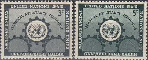 Verenigde Naties New York -VN1.03- 1953- Technische Bijstand, Postzegels en Munten, Postzegels | Amerika, Postfris, Noord-Amerika