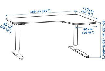 Hoekbureau ‘Bekant’ - Ikea - afbeelding 3 Hoekbureau ‘Bekant’ - Ikea - afbeelding 3