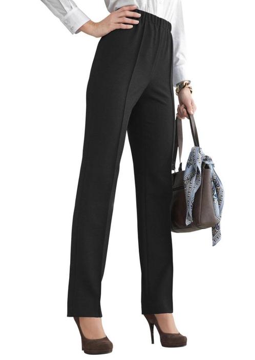 6 Dames broeken met elastische tailleband maat 38/40 NIEUW!!, Kleding | Dames, Broeken en Pantalons, Nieuw, Maat 38/40 (M), Zwart