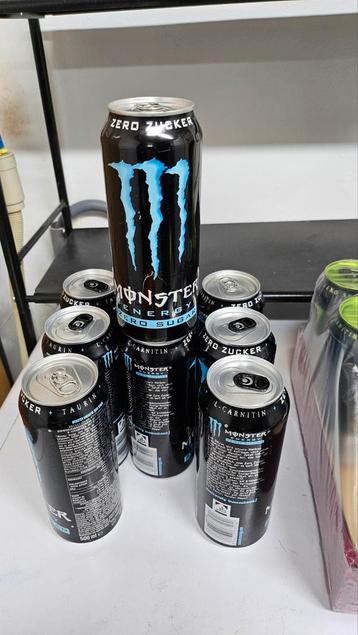 9x Monster Energy Zero Sugar [Statiegeld blikken]