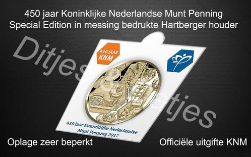 450 jaar KNM Penning Special Edition munthouder, Postzegels en Munten, Penningen en Medailles, Overige materialen, Ophalen of Verzenden