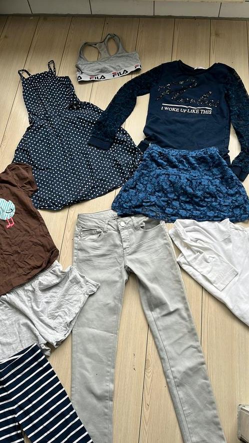 128 134 140 pakket set meisje zomer rok korte broek jeans, Kinderen en Baby's, Kinderkleding | Kinder-kledingpakketten, Gebruikt