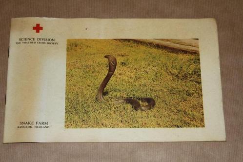 Speciale uitgave - Snake Farm Bangkok Thailand - Ca 1970 !!, Boeken, Dieren en Huisdieren, Gelezen, Ophalen of Verzenden