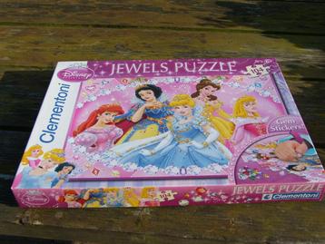 Clementoni puzzel disney blauw 104 stukjes 6+ Jewels puzzle 