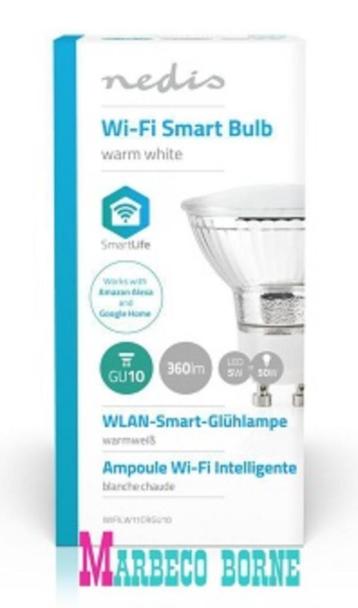 SmartLife Wi-Fi Smart LED-Lamp, Warm Wit, GU10