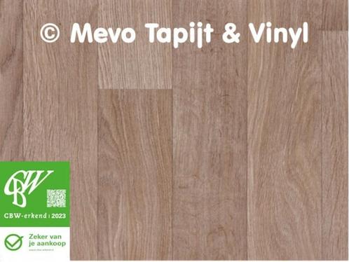 Vinyl met hout design, lengte 4.35 x 4 mtr, gratis staal, Huis en Inrichting, Stoffering | Vloerbedekking, Nieuw, Vinyl, 10 tot 25 m²