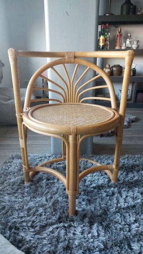 Tiki honeymoon chair stoel vintage retro rotan ibizastijl, Antiek en Kunst, Antiek | Meubels | Stoelen en Banken, Ophalen of Verzenden