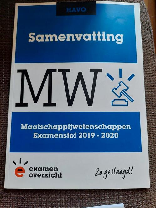 Samenvatting Examenstof Maatschappijwetenschappen HAVO, Boeken, Schoolboeken, Nieuw, Overige vakken, HAVO, Ophalen of Verzenden