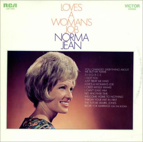 LP Norma Jean - Love's a woman's job, Cd's en Dvd's, Vinyl | Country en Western, 12 inch, Verzenden