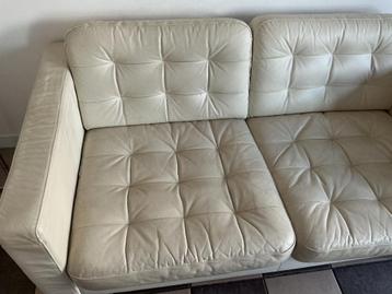 IKEA landskrona bank tweepersoons wit leer - afbeelding 3 IKEA landskrona bank tweepersoons wit leer - afbeelding 3